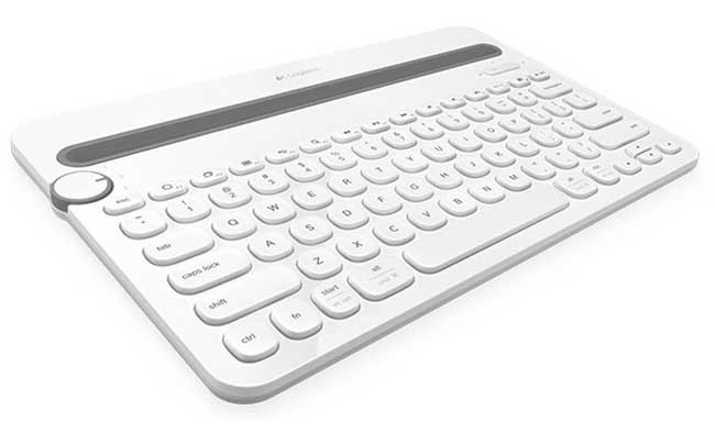 Logitech Bluetooth-Tastatur mit Drehschalter
